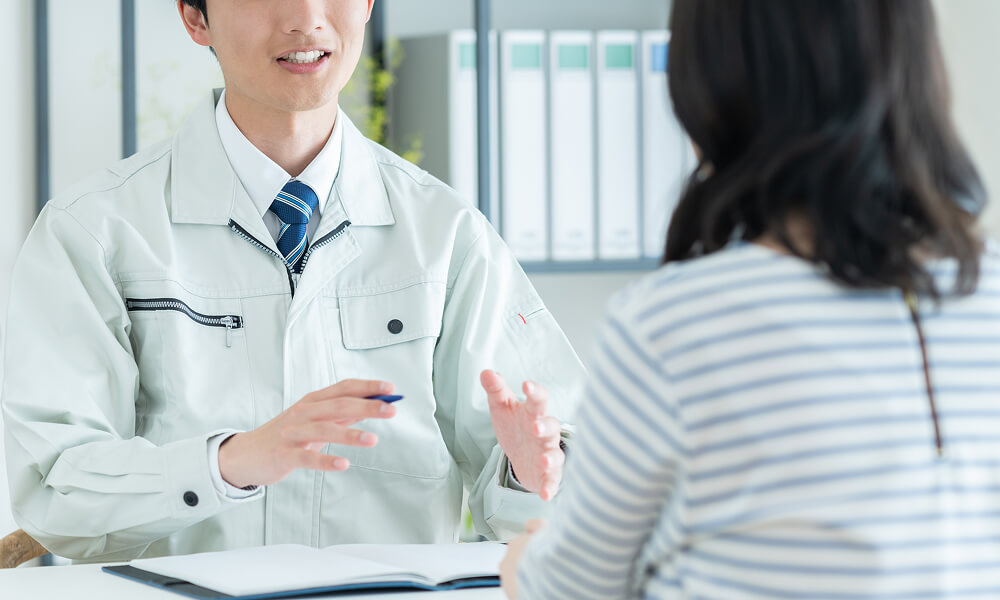 お客様に寄り添う丁寧な対応イメージ